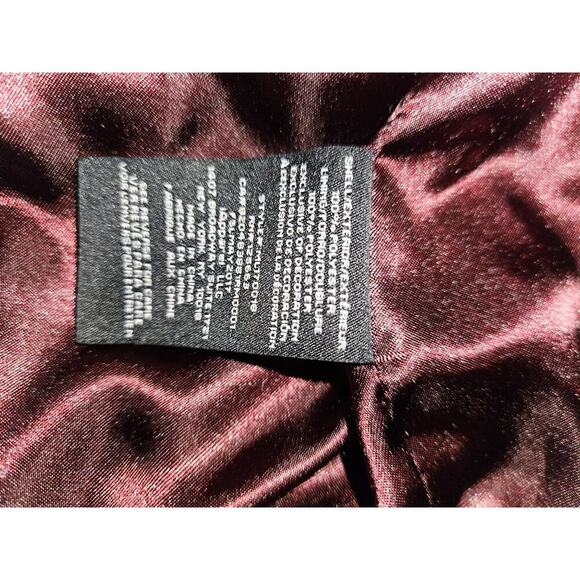 Women's Members Only Satin Cafe Racer Satin Bomber Jacket Size XS - Picture 11 of 12